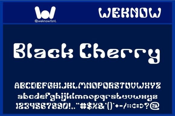 Black Cherry: A Sci-Fi Display Font for Modern Branding