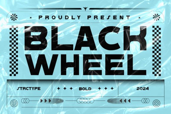 Black Wheel: The Typeface Built for Speed