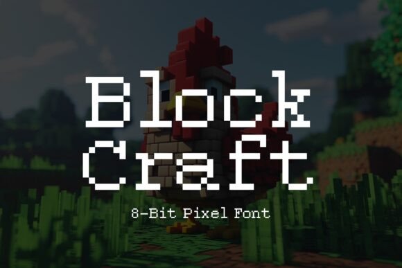 Block Craft: The Pixel-Perfect Font for Your Retro Projects