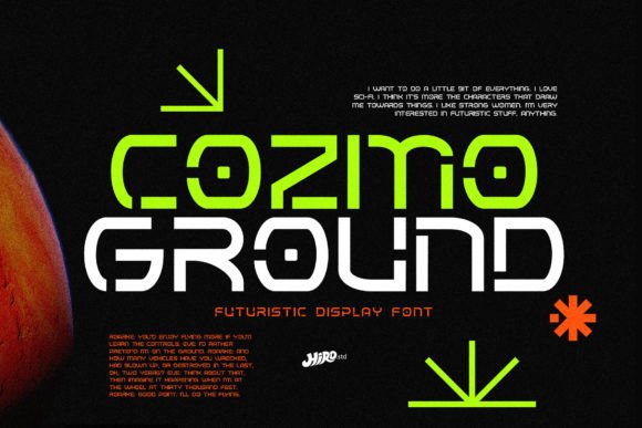 Cozmo Ground: A Futuristic Font for Modern Designers