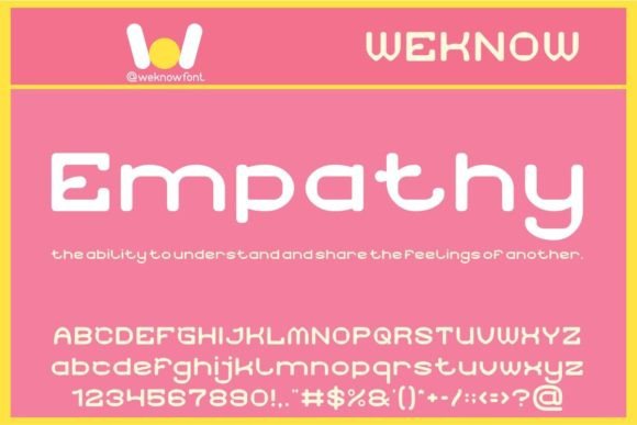 Empathy: The Modern Display Font for Bold Branding