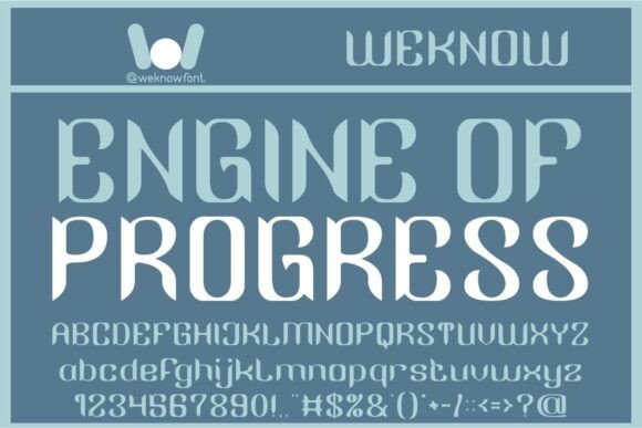 Engine of Progress: Bold Typography for Modern Brands