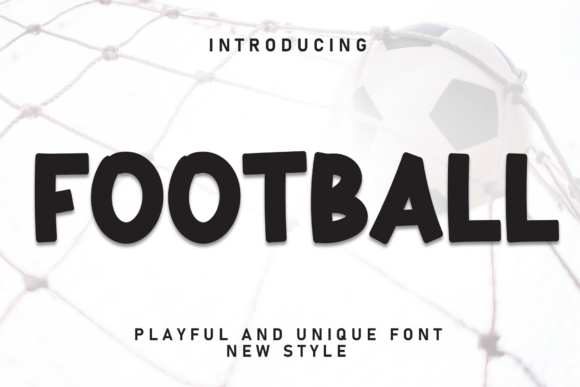 Football: The Display Font That Captures the Game Day Energy
