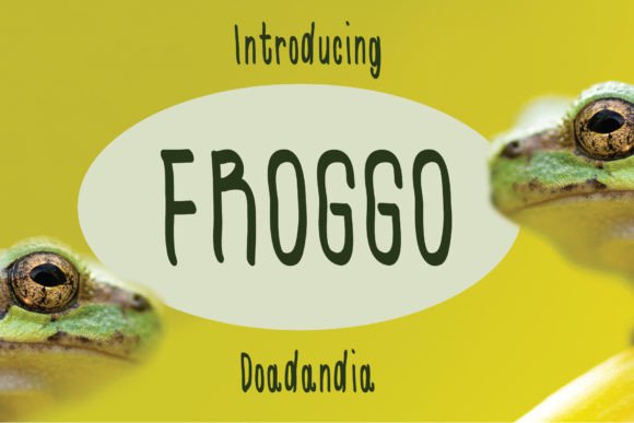 Froggo: The Playful Handwriting Font That Pops Off the Page