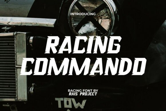 Racing Commando: The Font That Moves as Fast as Your Ideas