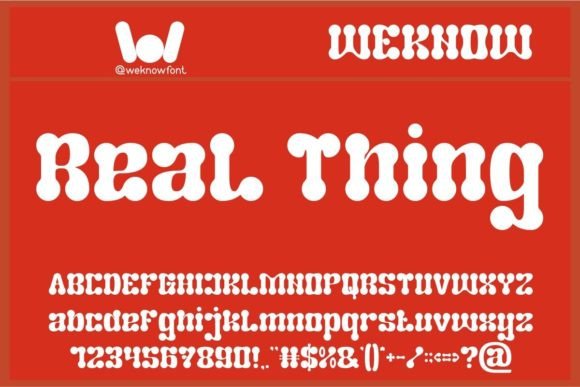 Real Thing: A Modern Typeface for Bold Branding