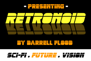 Retronoid: The Ultrabold Typeface for 80s and Retro Themes