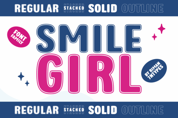 Smile Girl: A Display Font for Bold Visuals