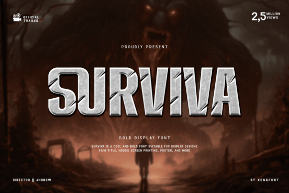 Surviva: A Typeface Forged in Adversity
