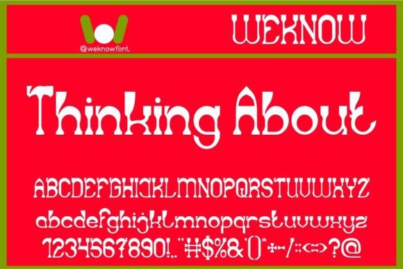 Thinking About: A Font That Radiates Joy and Creativity