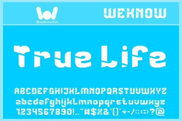 True Life: A Techno-Scifi Font for Bold Design Projects