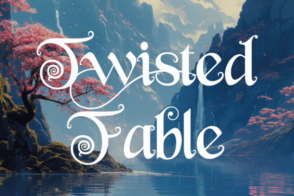Twisted Fable: A Typeface for Enchanted Worlds