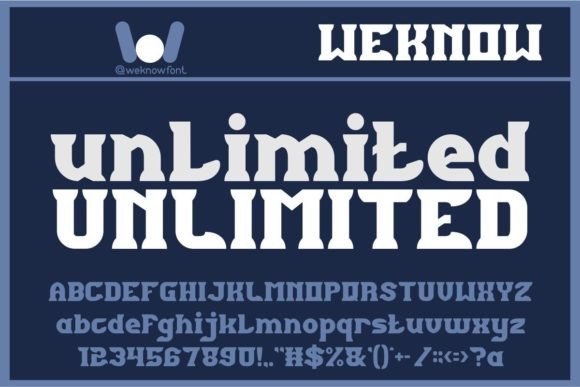 Unlimited: A Display Font That Demands Attention