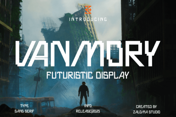Vanmory: A Typeface Forged in the Digital Frontier