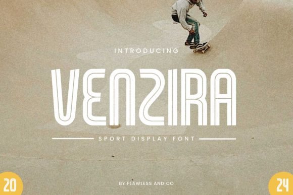 Venzira: The Athletic Font for Dynamic Sports Branding