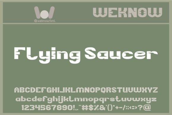 Why Flying Saucer Is Your Next Go-To Techno-SciFi Font