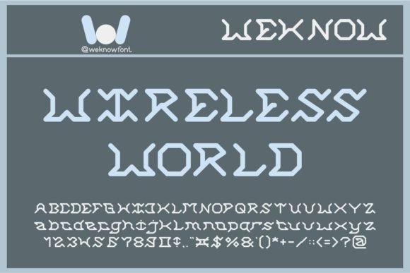 Wireless World: A Typeface for the Digital Frontier