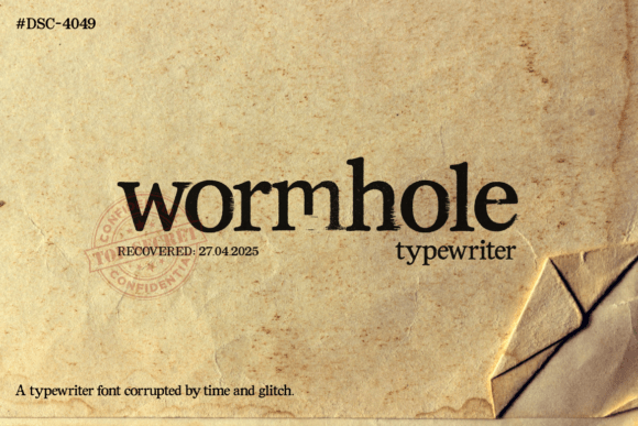 Wormhole: A Typeface Forged in the Static
